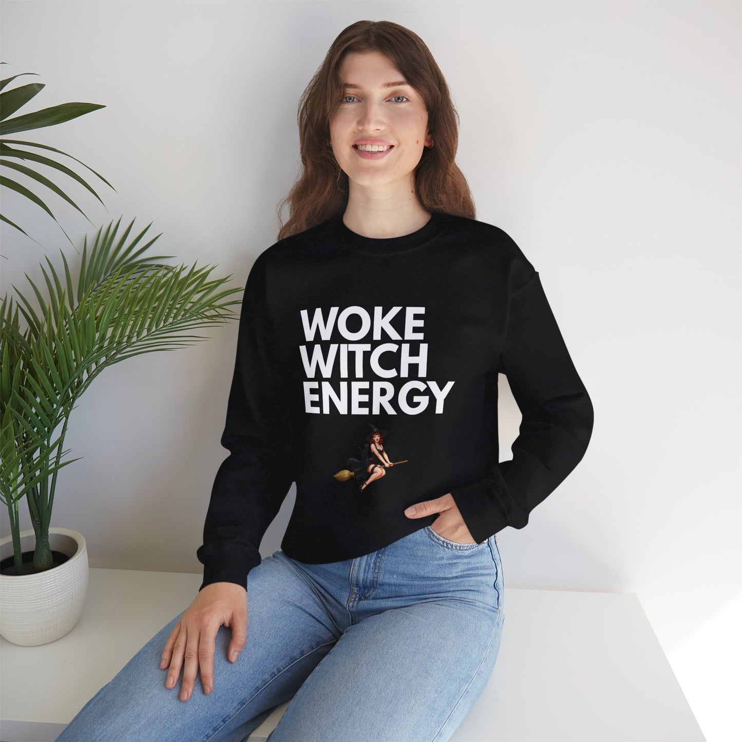 Woke Witch Energy - Crewneck Sweatshirt