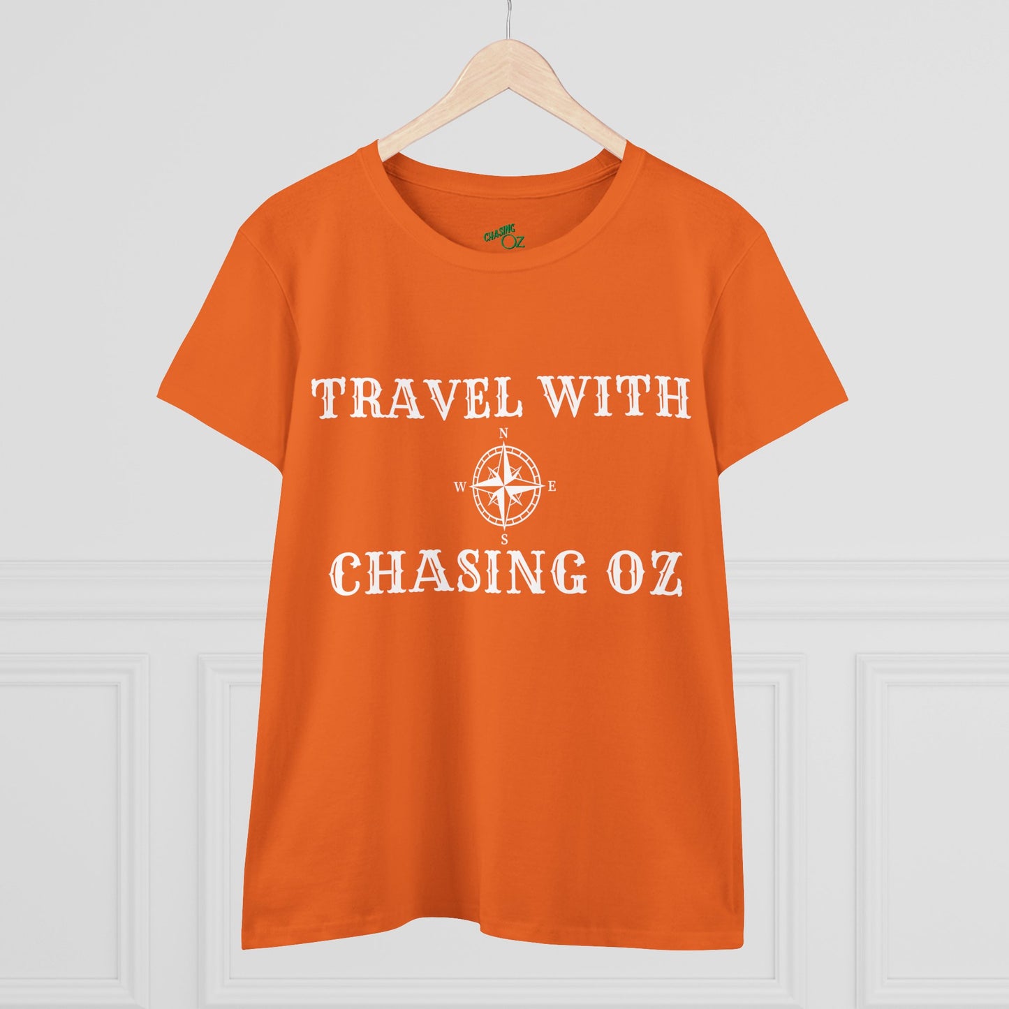 Travel with Chasing Oz - Womens Cotton Tee