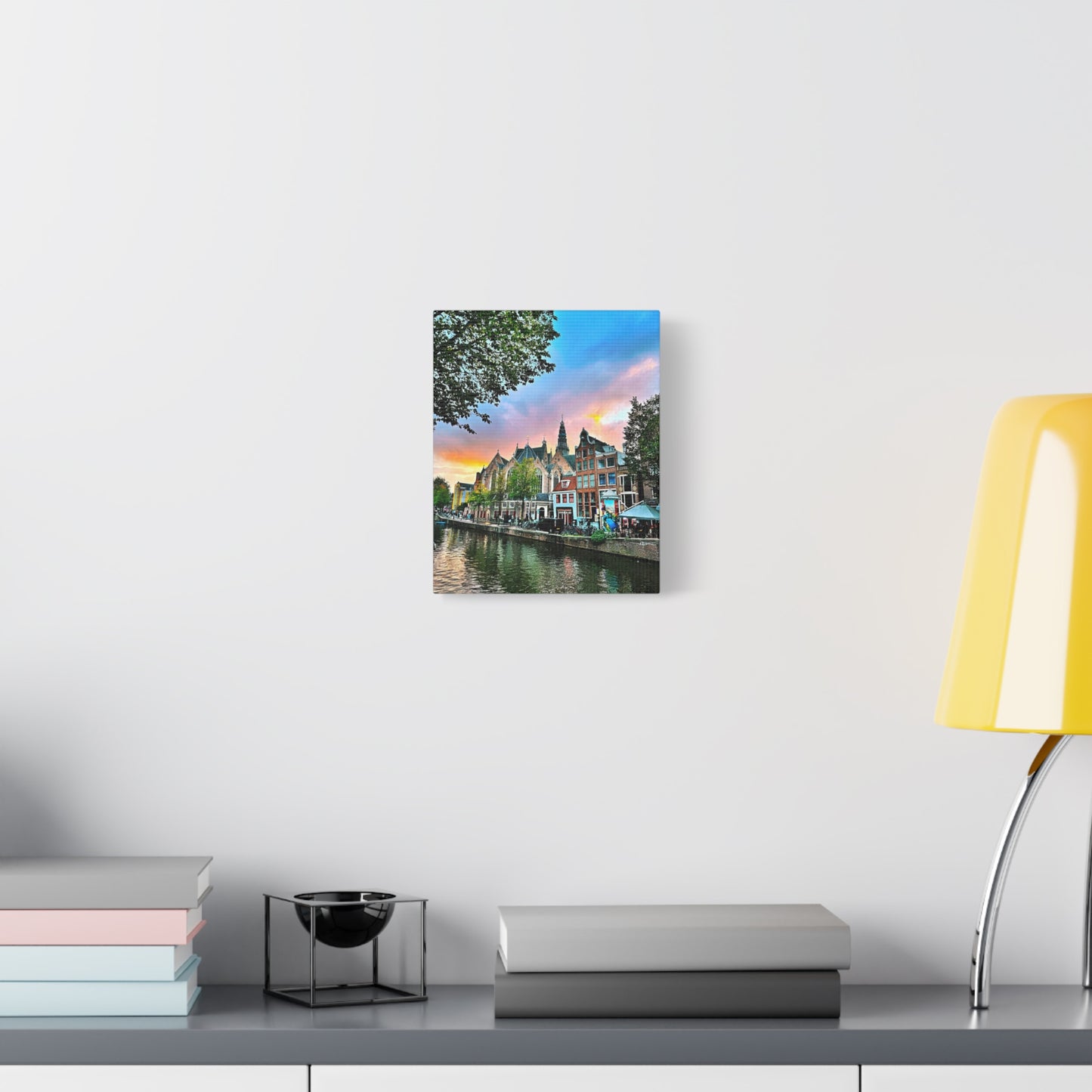Amsterdam Sunset by Chasing Oz - Stretched Canvas Print