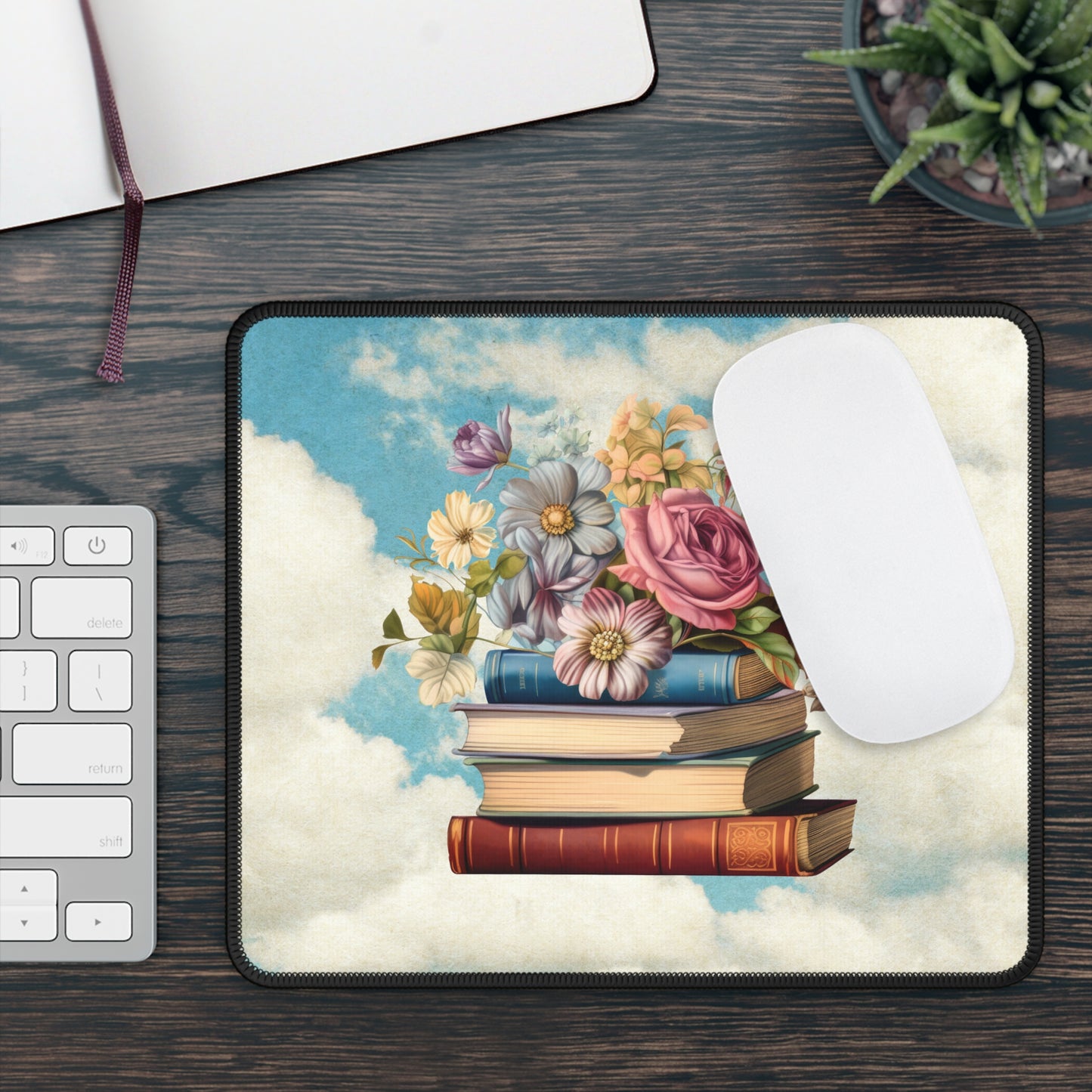 Blooming Books - Mouse Pad