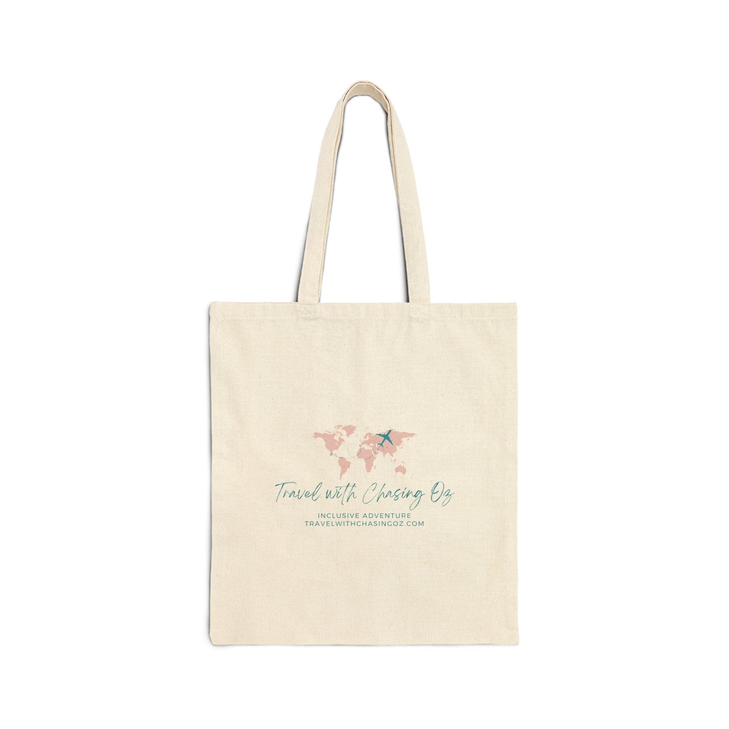 Travel with Chasing Oz - Cotton Canvas Tote Bag