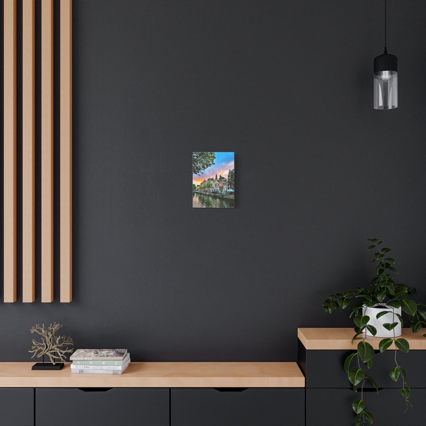 Amsterdam Sunset by Chasing Oz - Stretched Canvas Print