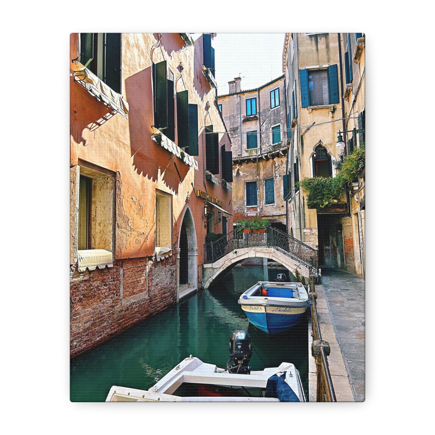 Venetian Canal by Chasing Oz - Canvas Art Print