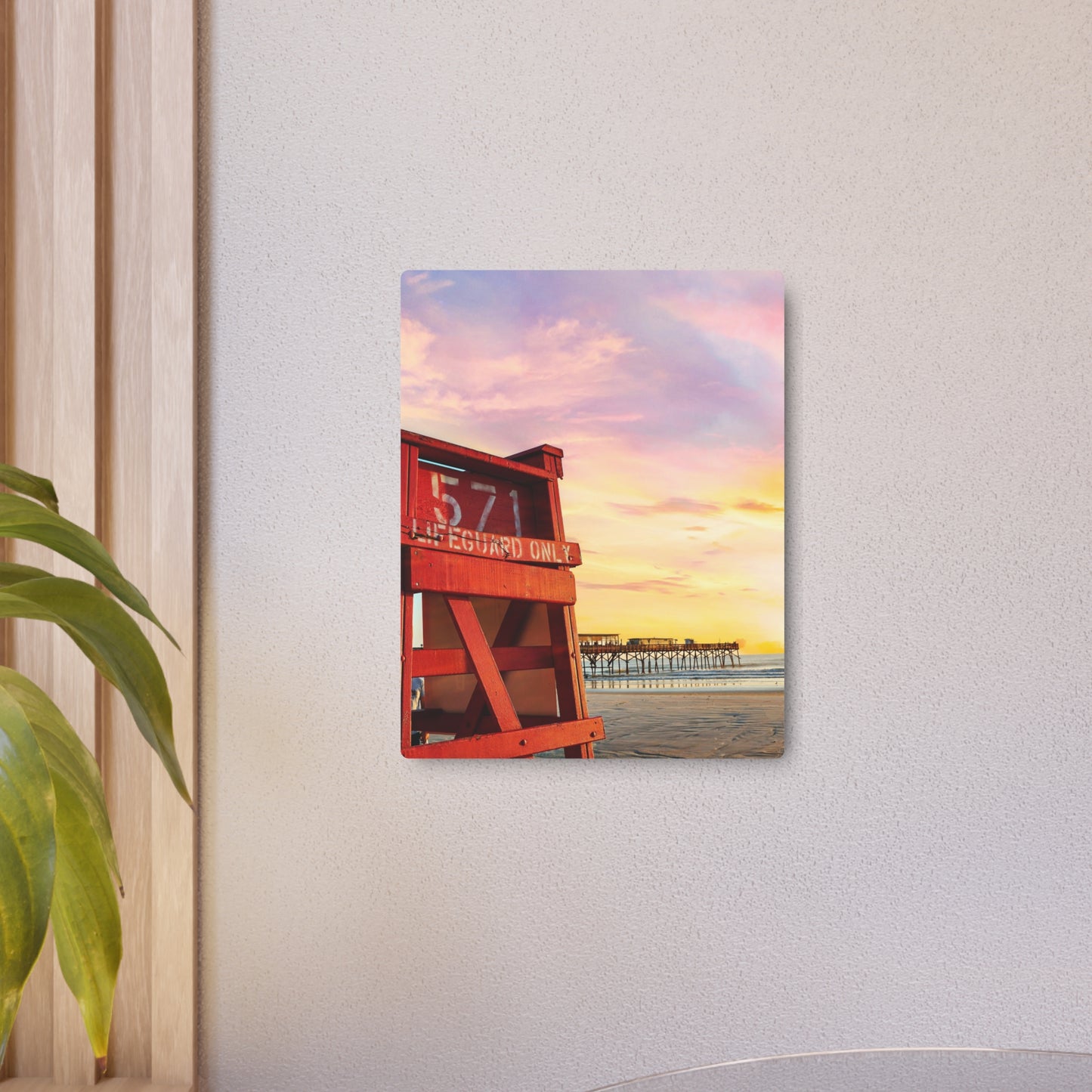 Daytona Beach Sunrise - Metal Art Sign