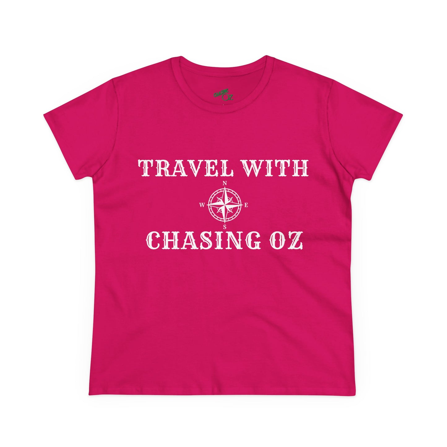 Travel with Chasing Oz - Womens Cotton Tee
