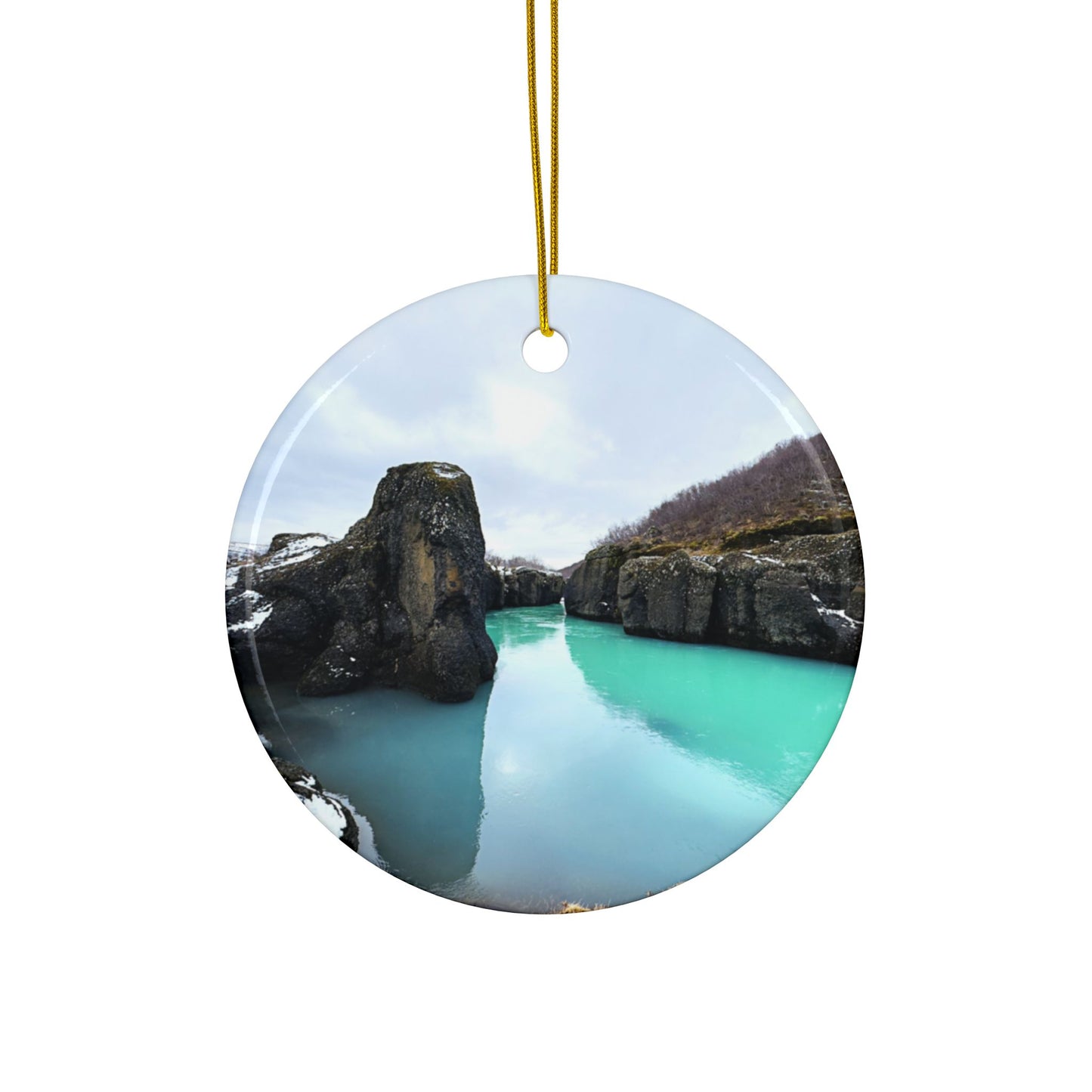 Iceland by Chasing Oz - Doubled-Sided Ceramic Ornaments
