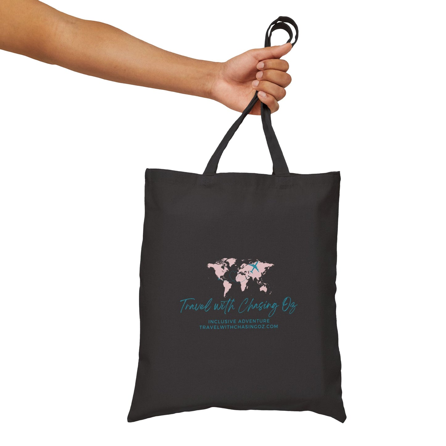 Travel with Chasing Oz - Cotton Canvas Tote Bag