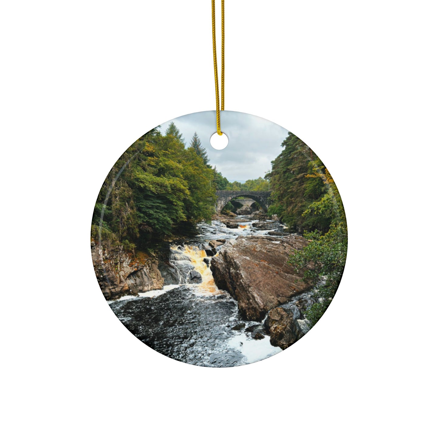 The Summer House Scotland by Chasing Oz - Double-sided Ceramic Ornaments