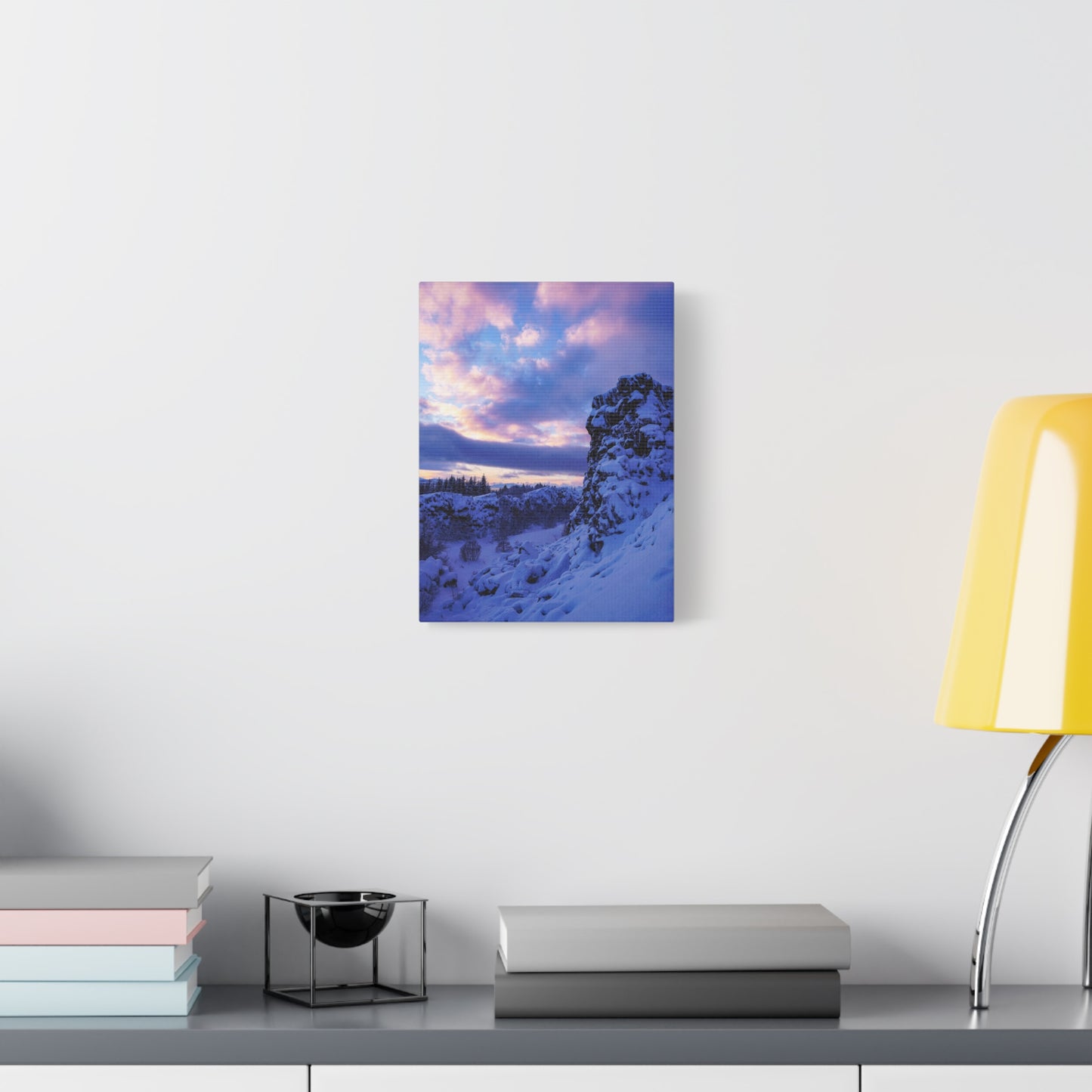 Icelandic Sunrise by Chasing Oz - Stretched Canvas Print