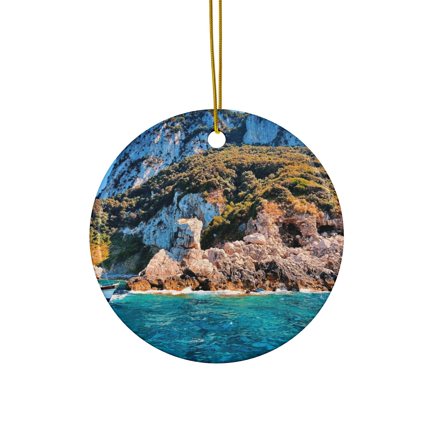 Capri Coast by Chasing Oz - Double-sided Ceramic Ornaments