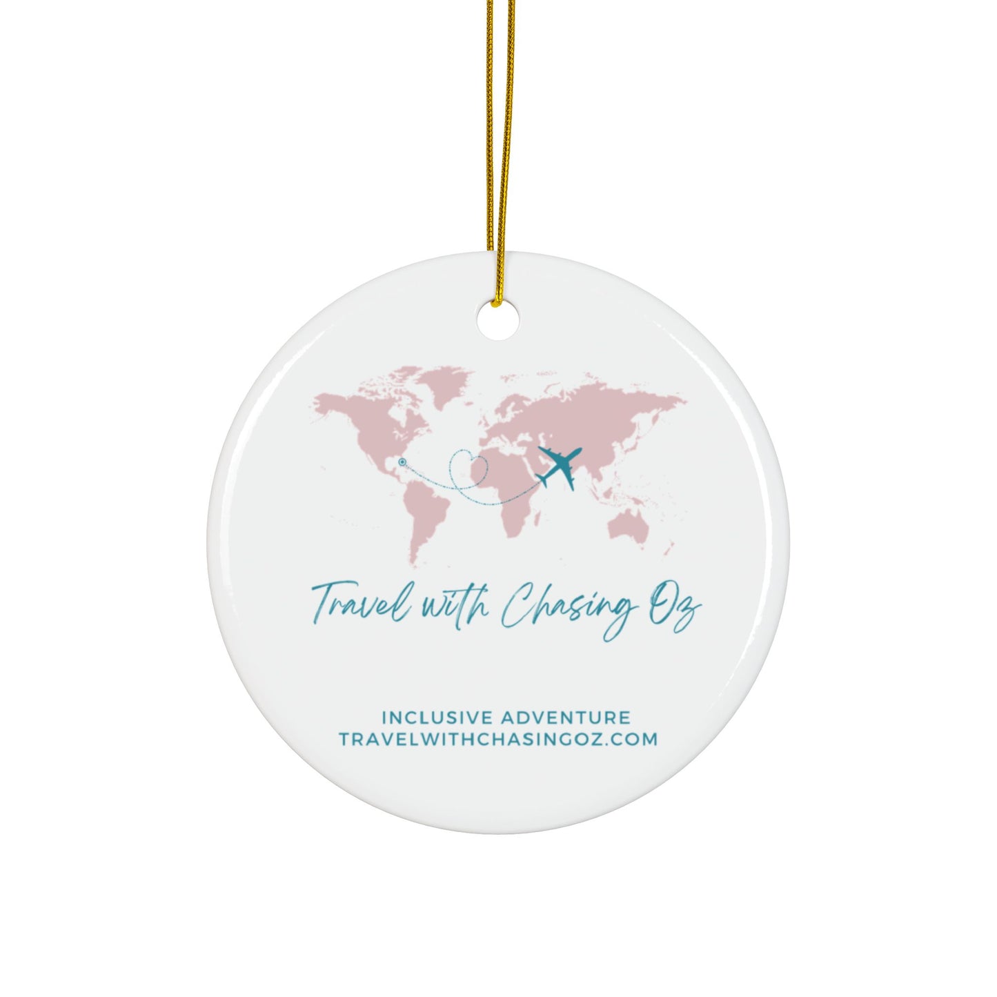 Lake Como by Chasing Oz - Double-sided Ceramic Ornaments