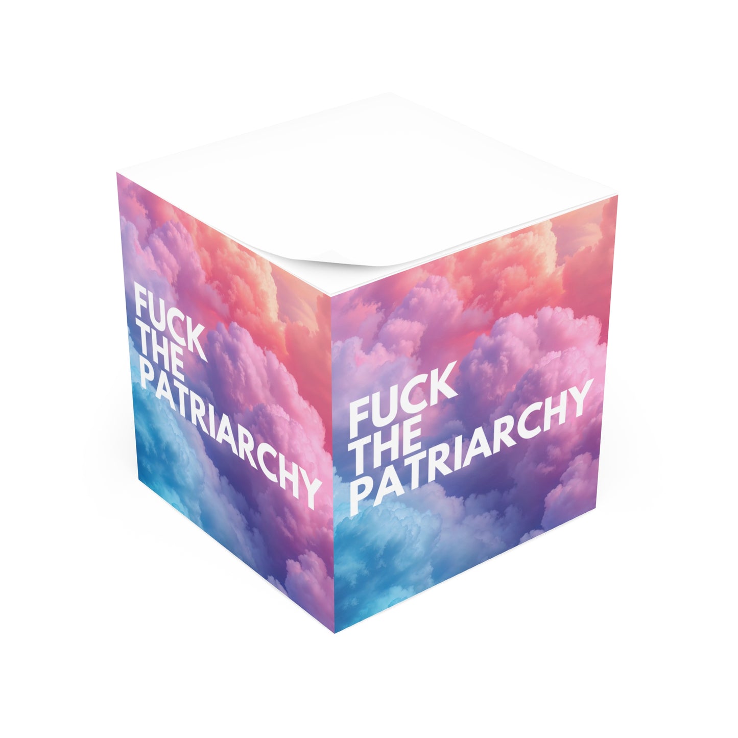 F the Patriarchy - Note Cube
