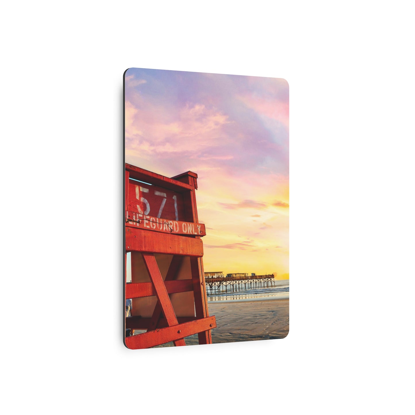 Daytona Beach Sunrise - Metal Art Sign
