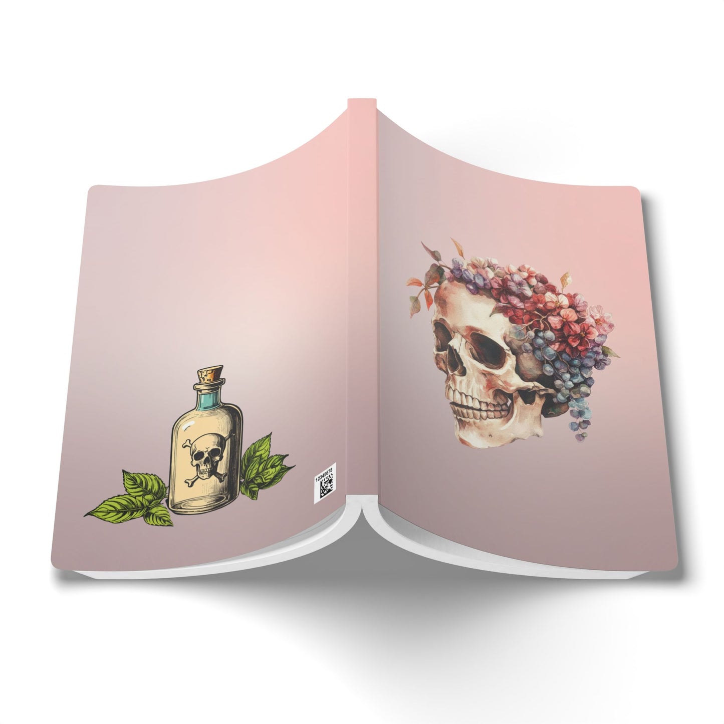 Floral Skull - Softcover Journal