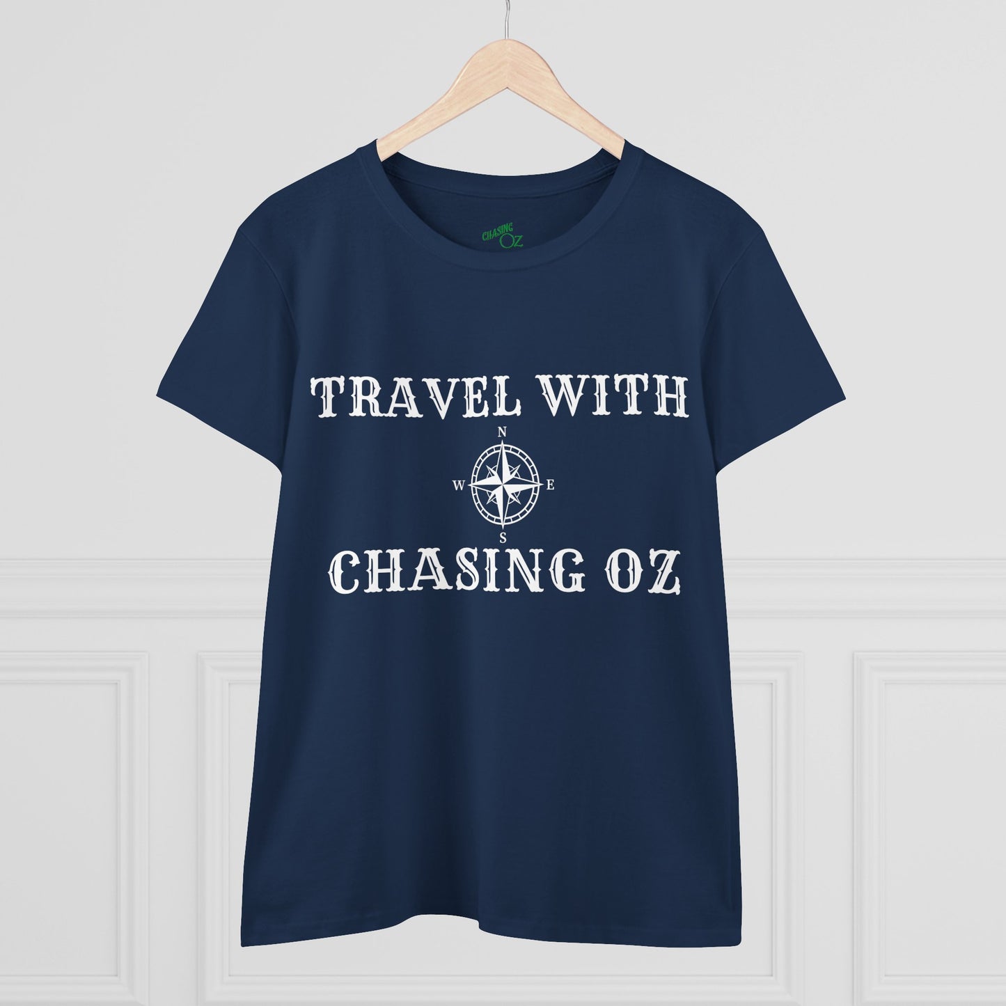 Travel with Chasing Oz - Womens Cotton Tee