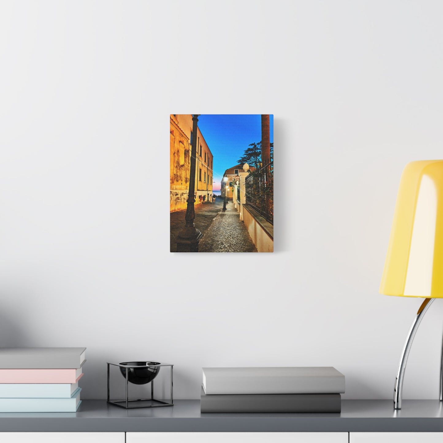 Sorrento Nights by Chasing Oz - Stretched Canvas Print
