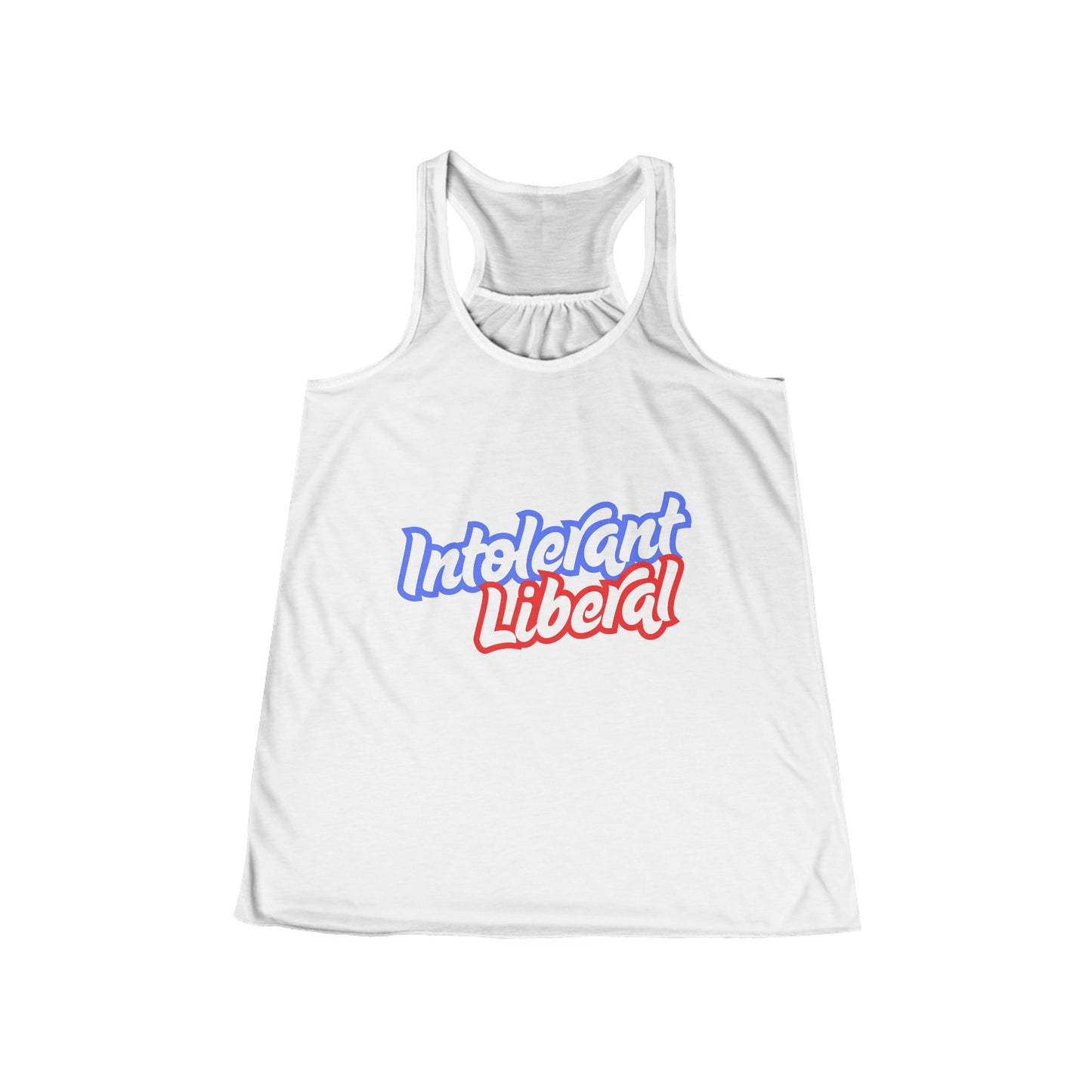 Intolerant Liberal - Women's Flowy Racerback Tank