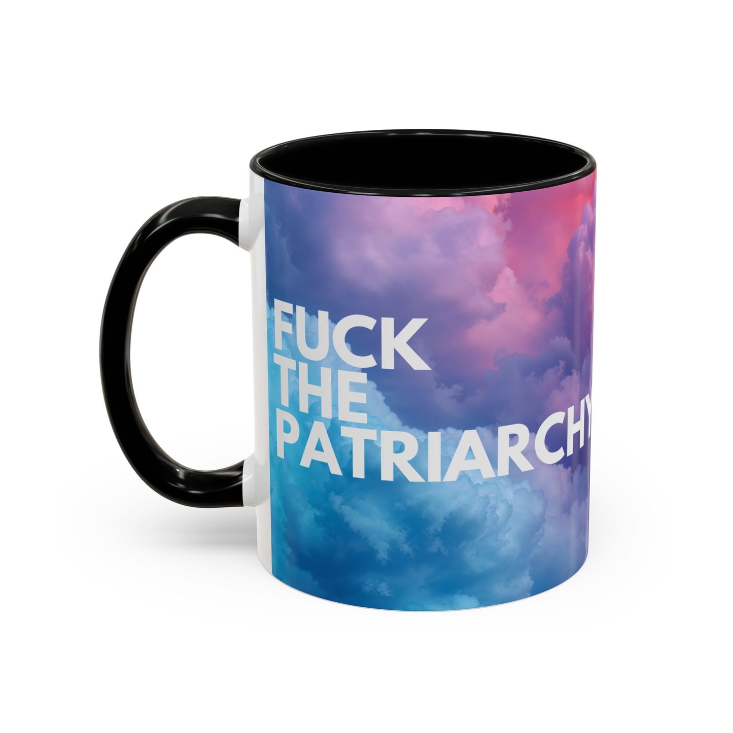 F the Patriarchy - Accent Coffee Mug