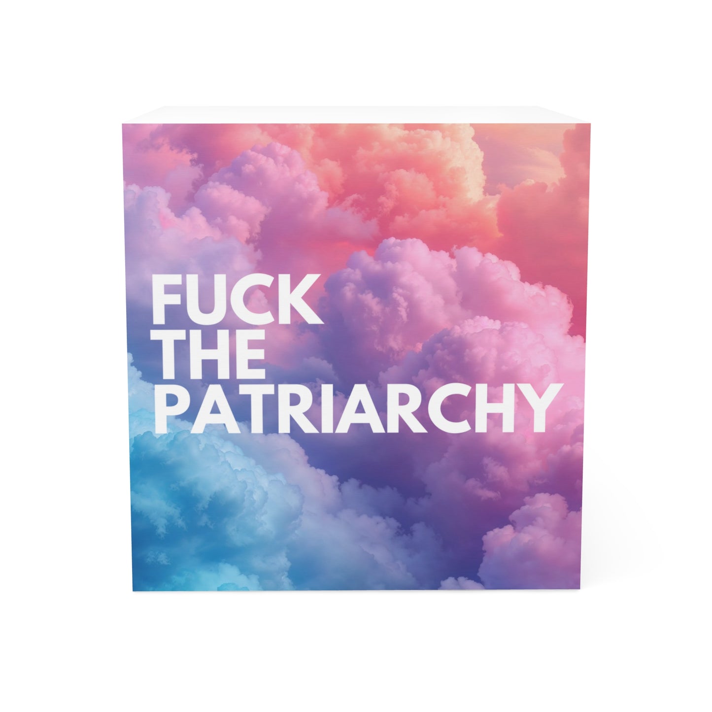 F the Patriarchy - Note Cube