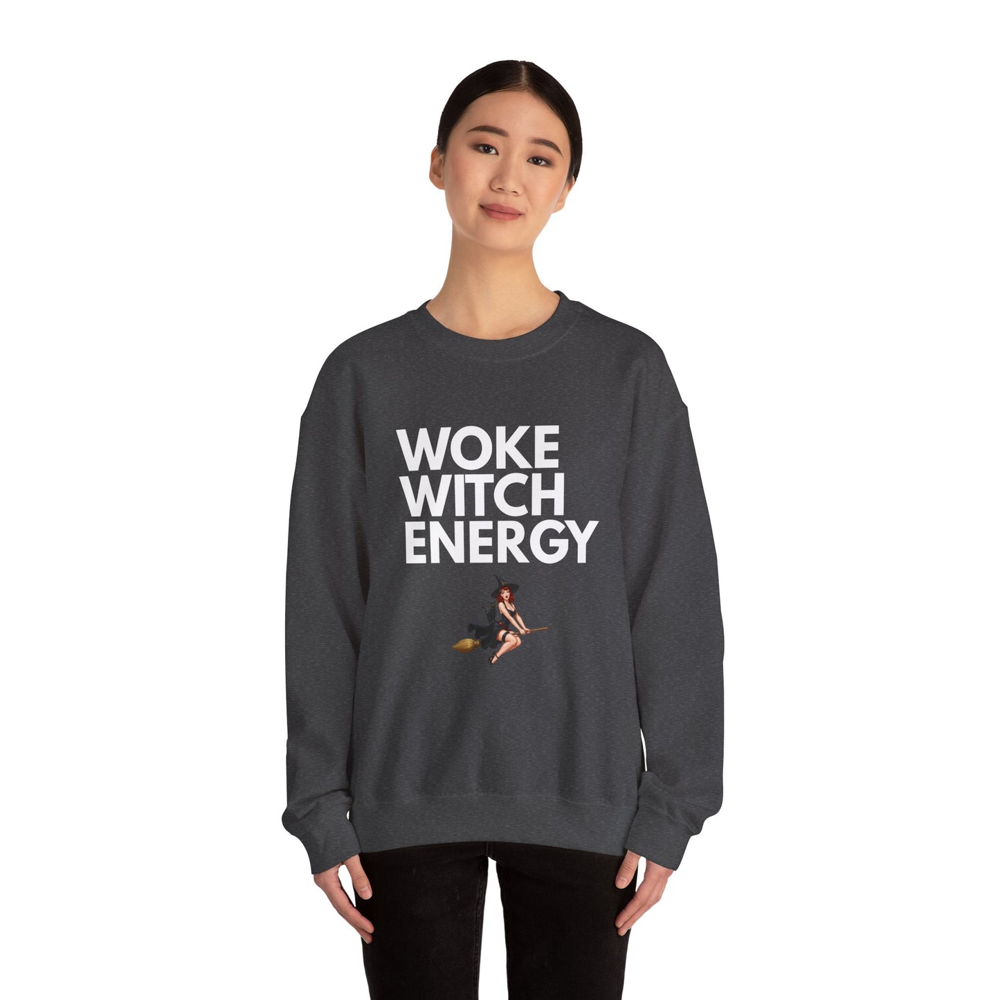 Woke Witch Energy - Crewneck Sweatshirt