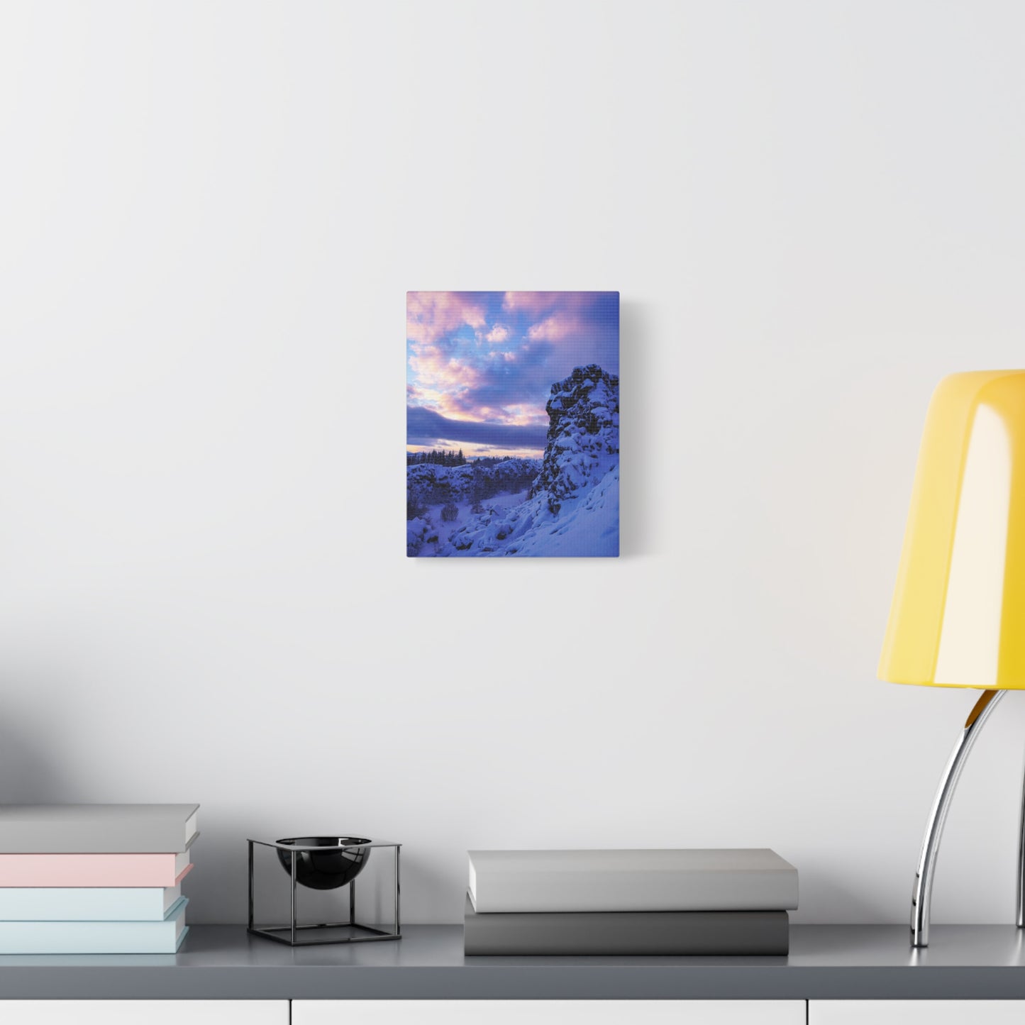 Icelandic Sunrise by Chasing Oz - Stretched Canvas Print