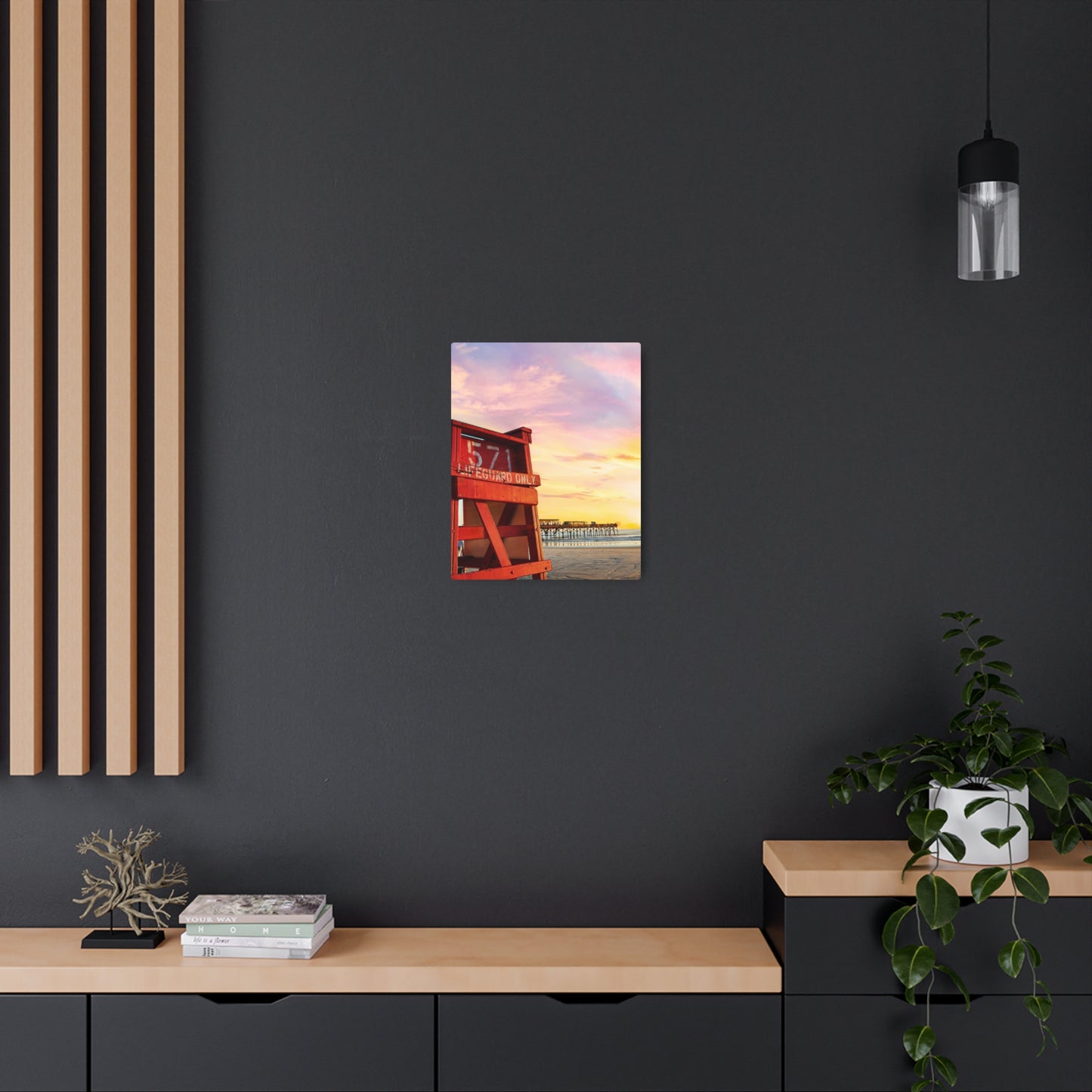 Daytona Beach Sunrise - Metal Art Sign