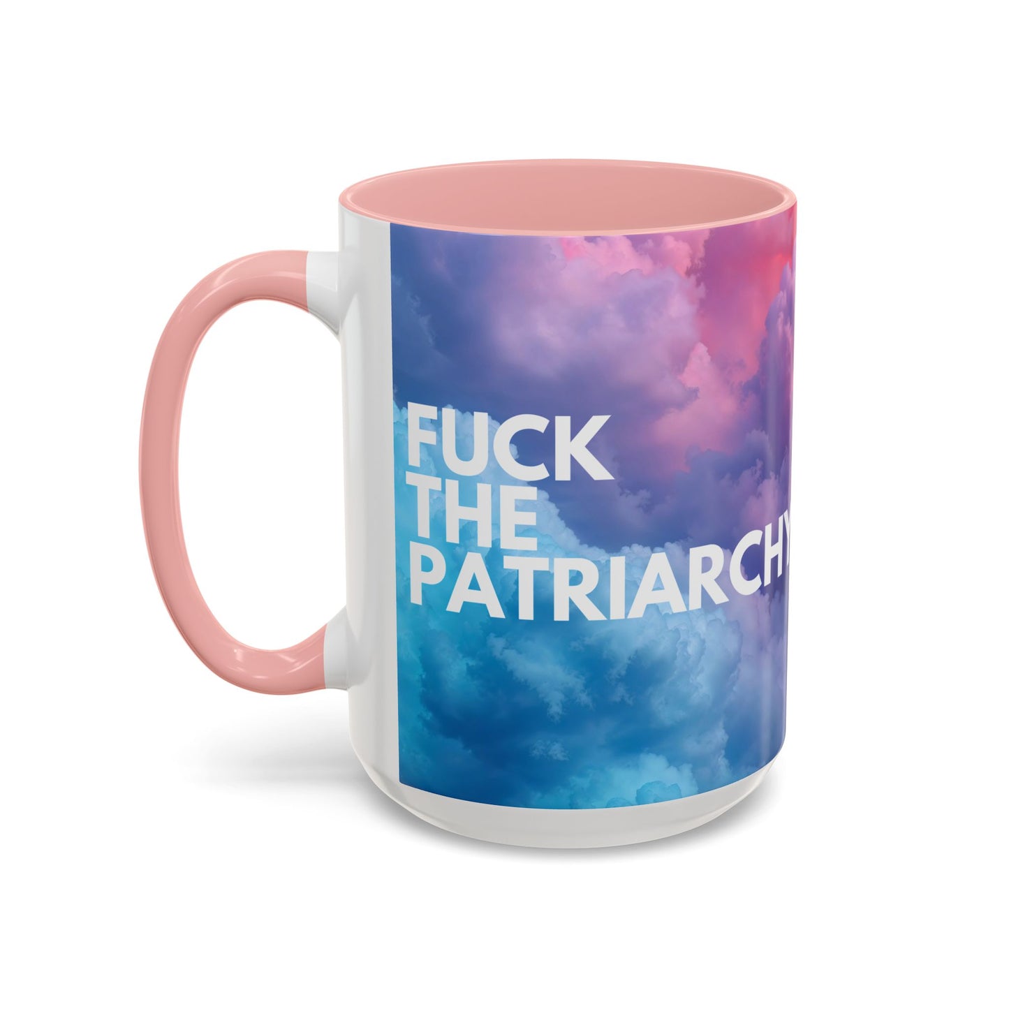 F the Patriarchy - Accent Coffee Mug