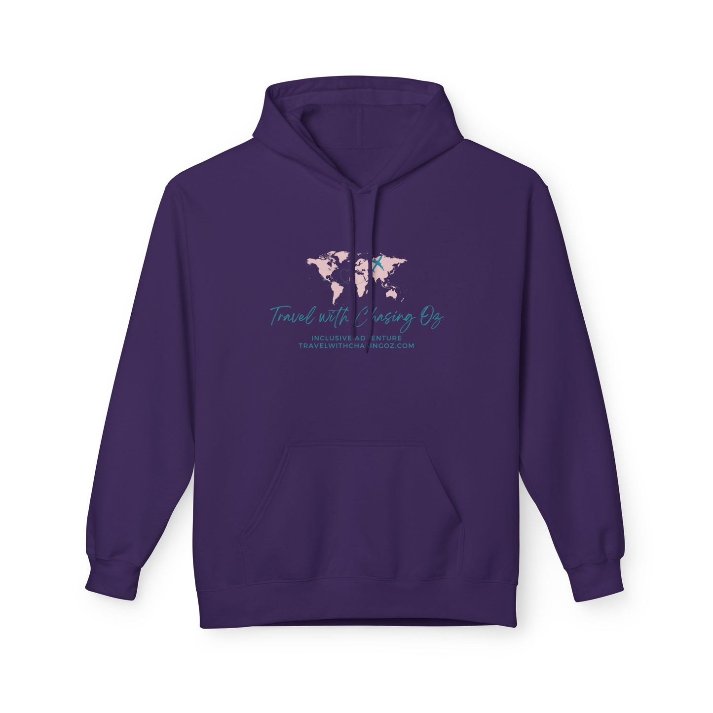 Travel with Chasing Oz - Softstyle Fleece Hoodie