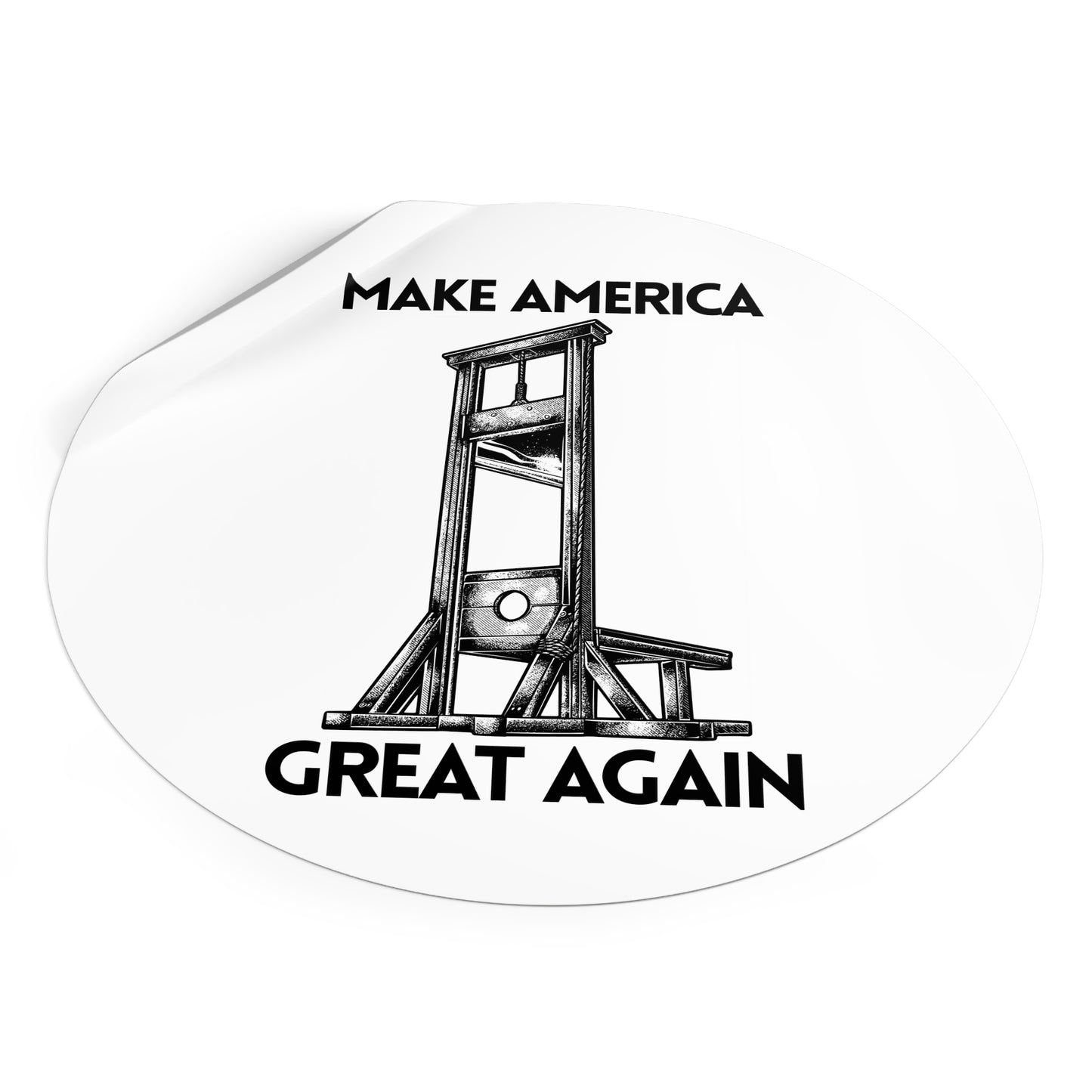 MAGA LOLZ - Round Vinyl Sticker