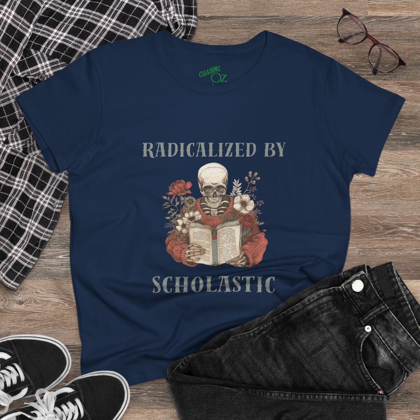 Radicalized by Scholastic - Women's Fitted Tee