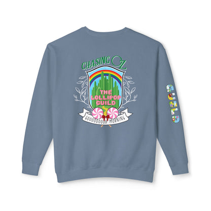 Lollipop Guild Logo on the Back - Unisex Crewneck Sweatshirt