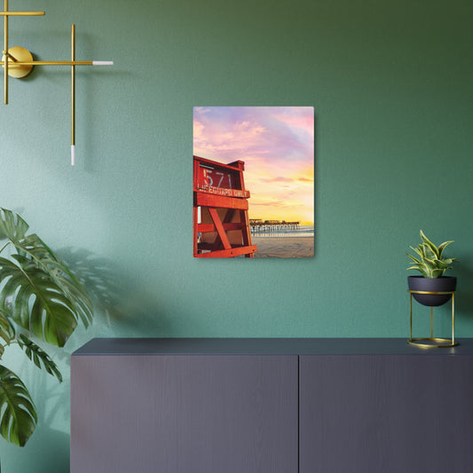 Daytona Beach Sunrise - Metal Art Sign