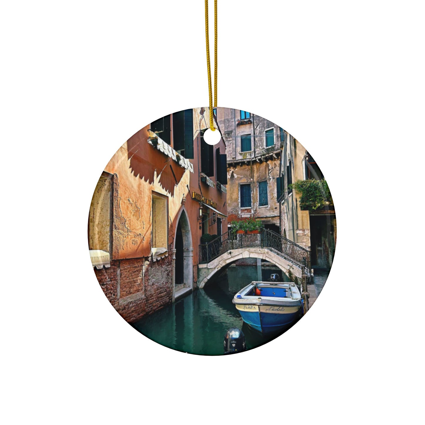 Venice Canal by Chasing Oz - Double-sided Ceramic Ornaments