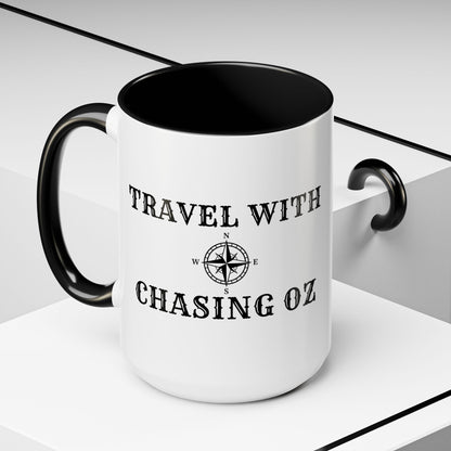 Travel with Chasing Oz - Mug (11 & 15 oz)