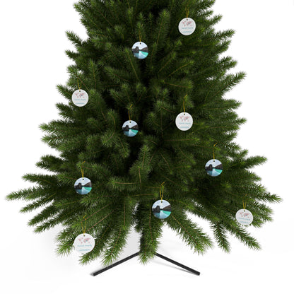 Iceland by Chasing Oz - Doubled-Sided Ceramic Ornaments