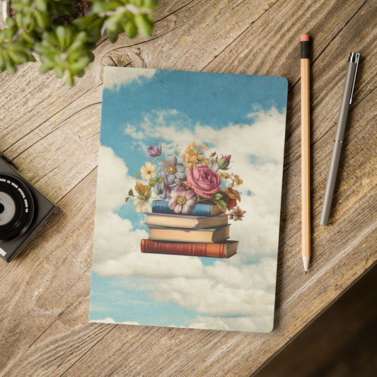 Free Your Mind Floral Sky - Softcover Journal