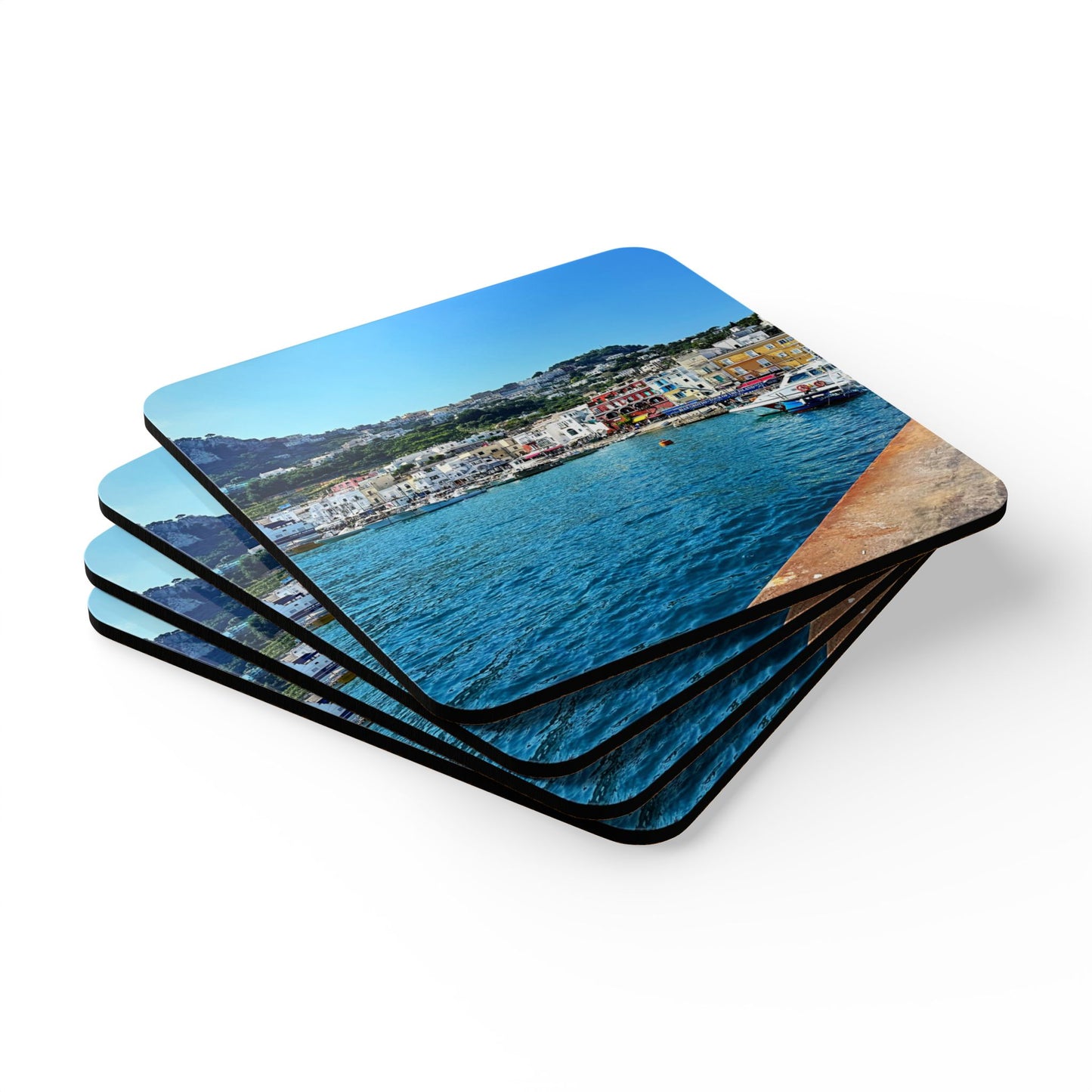 Capri Italy Coastline - Coaster Set