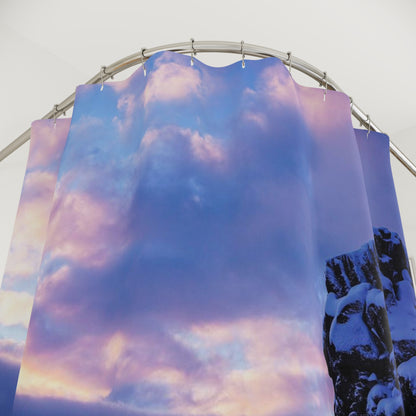 Chasing Oz Art Iceland Sunrise Shower Curtain