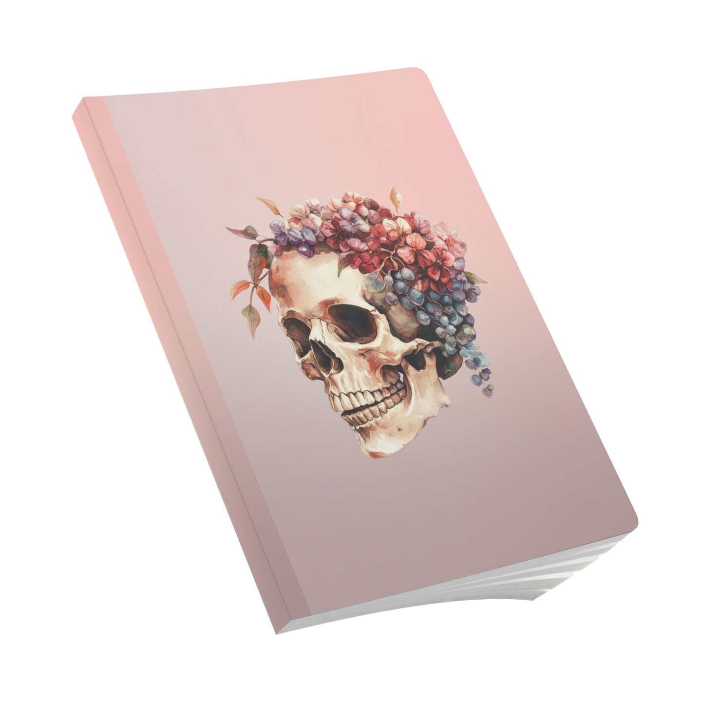 Floral Skull - Softcover Journal