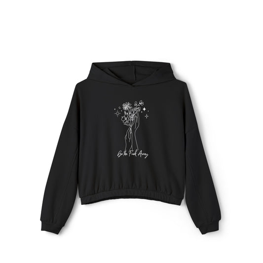 Please Go The F Away Women's Cinched Bottom Hoodie