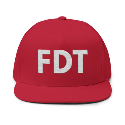 FDT - Embroidered Flat Bill Hat