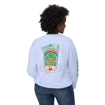 Lollipop Guild Logo on the Back - Unisex Crewneck Sweatshirt