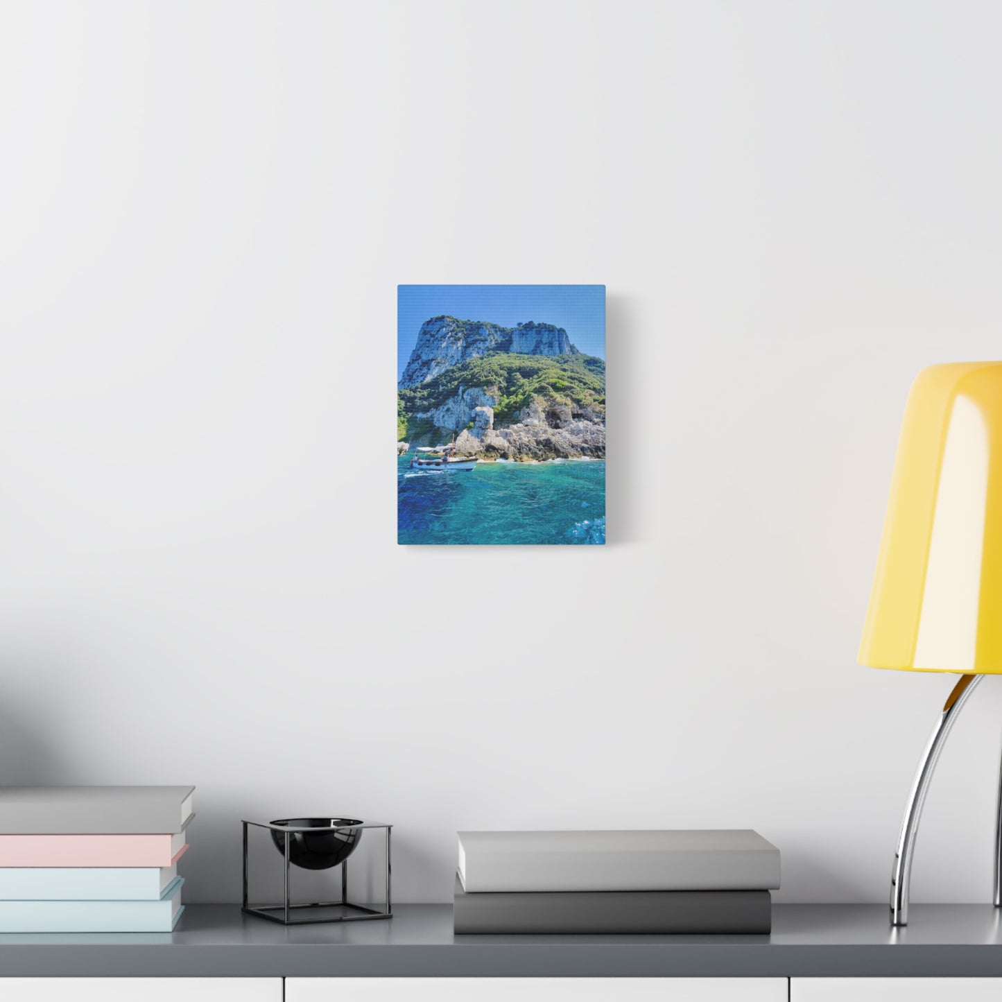 Anacapri Coastal Scene - Stretched Canvas Matte Print (1.25")