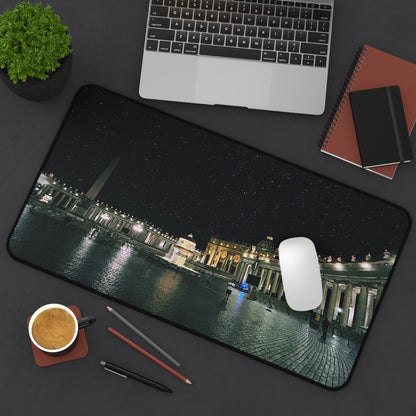 Vatican Nightscape - Desk Mat
