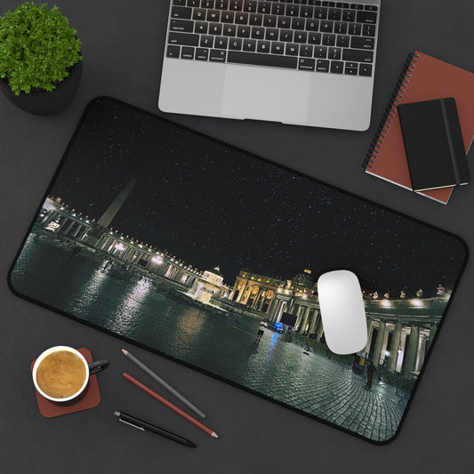 Vatican Nightscape - Desk Mat