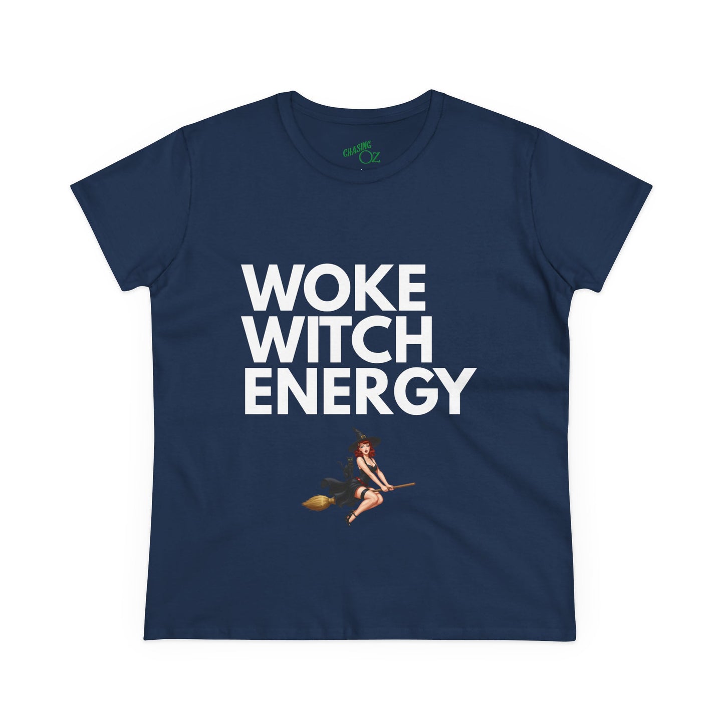 Woke Witch Energy - Womens Fitted Tee