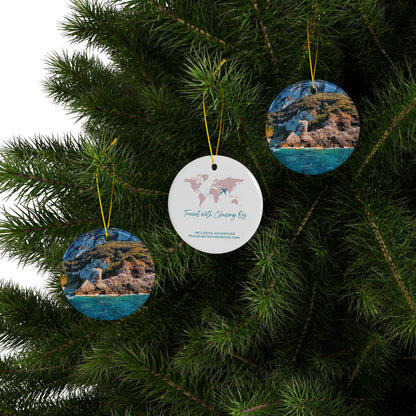 Capri Coast by Chasing Oz - Double-sided Ceramic Ornaments