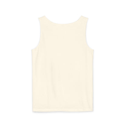 Please STFU Unisex Garment-Dyed Tank Top