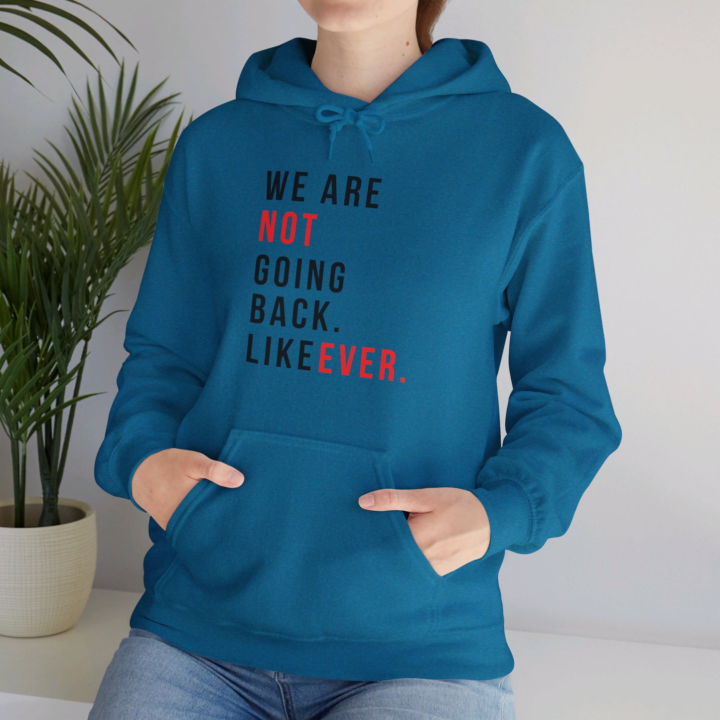 Never Going Back Unisex Heavy Blend™ Hooded Sweatshirt