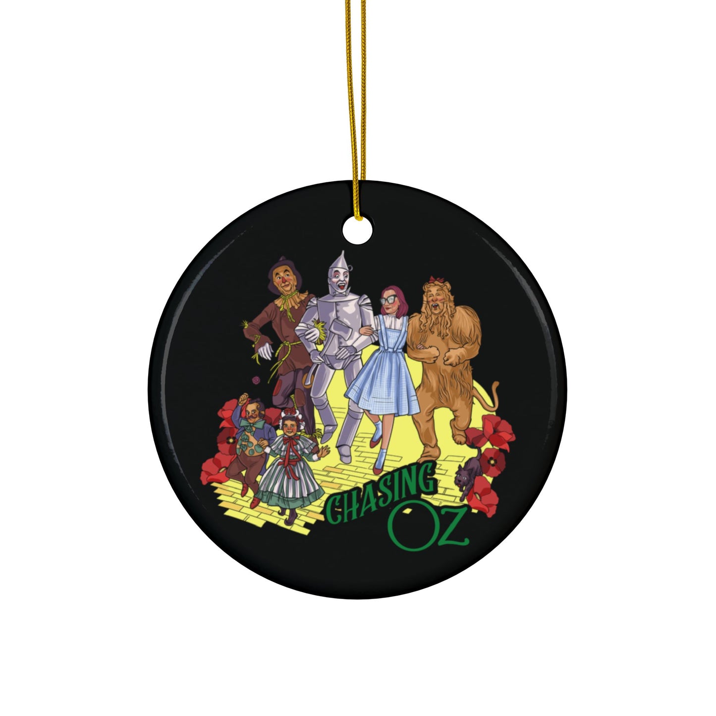 Chasing Oz - Double-sided Ceramic Ornaments